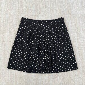 LOFT Pleated Black Mini Skirt 2